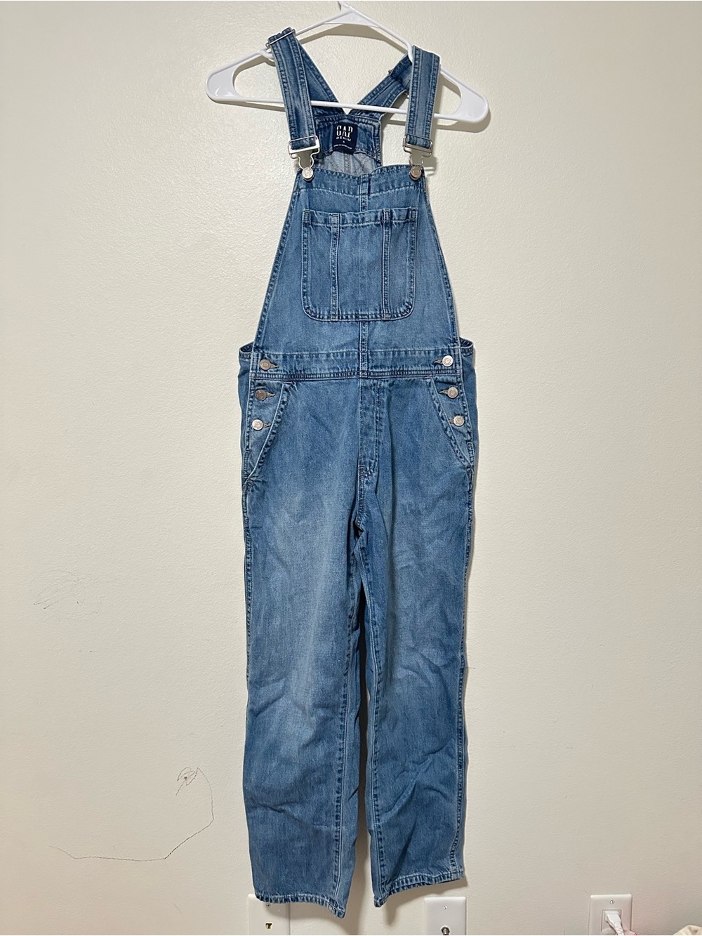 GAP Blue Denim Overalls with Front Pocket